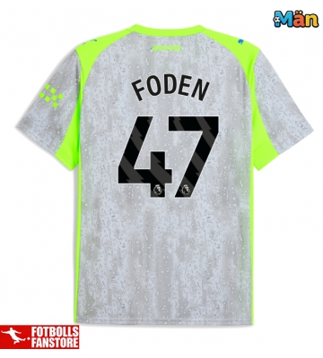 Manchester City Phil Foden #47 Tredje Tröja 2025-26 Kortärmad